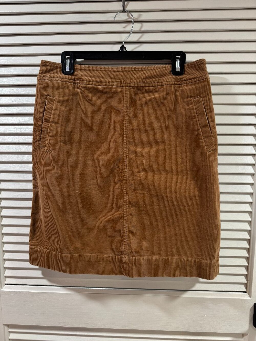 Talbots Brown/Tan Corduroy Skirt – Size 8